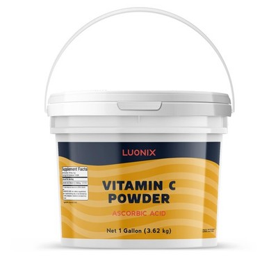 Vitamin C Powder, 1 Gallon Bucket, Ascorbic Acid, Supplement