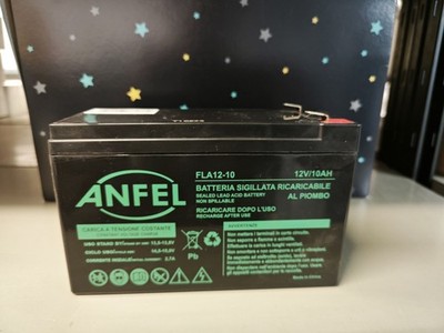 12V 10Ah Airtight Lead Acid Battery - Anfel FLA21-10 - for UPS