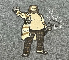 THE BIG LEBOWSKI x THOR mashup, Chives Tees, Size Large 