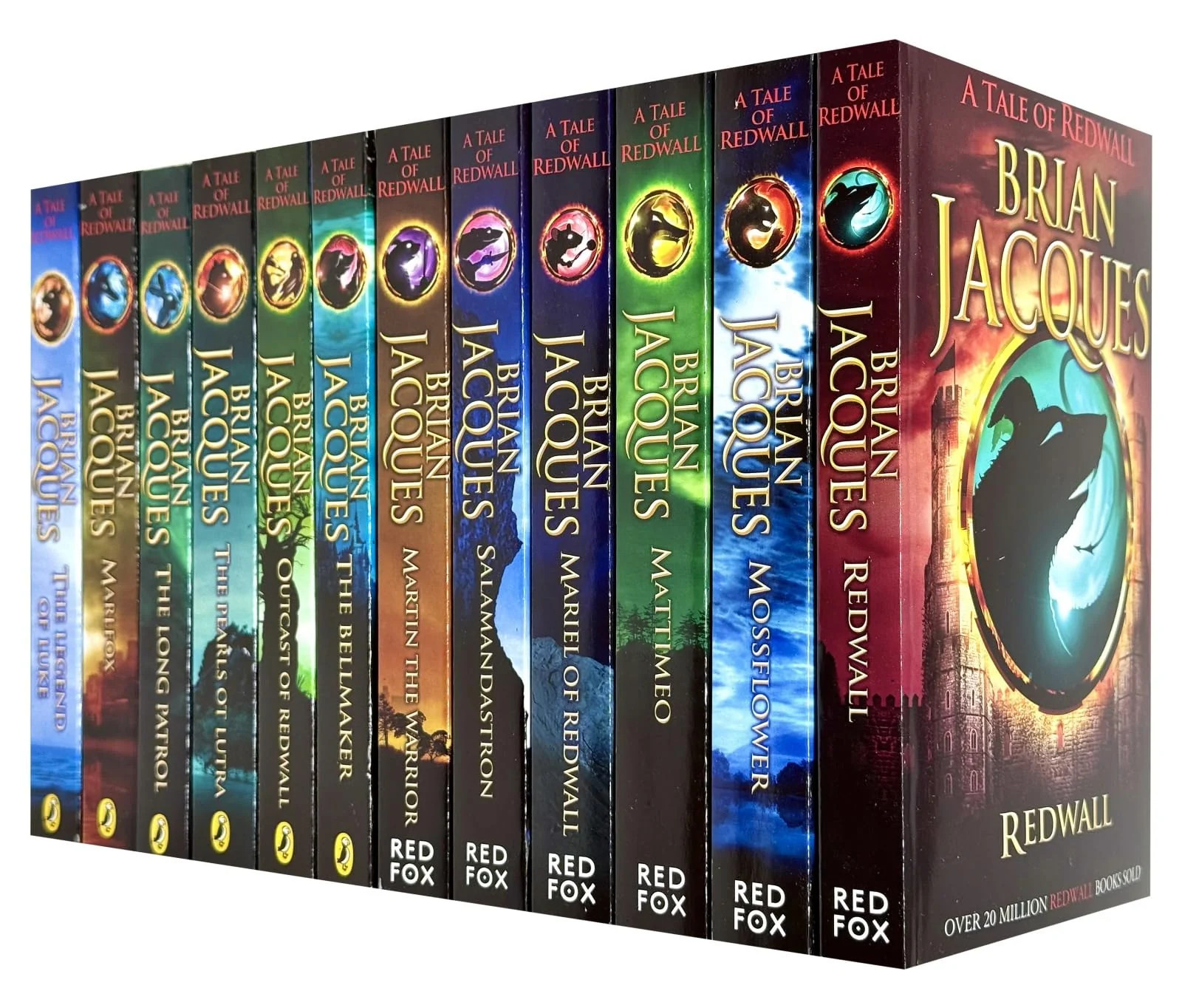 A Tale of Redwall Book Series 1-12 Books Collection Set By Brian | Brian Jacques