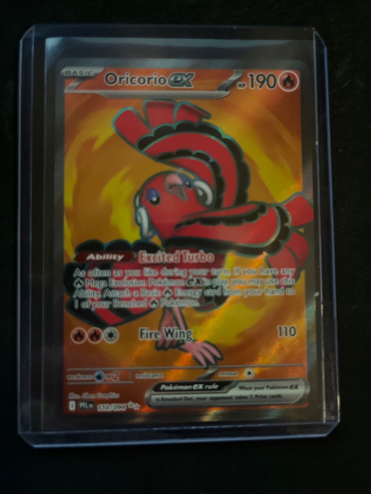 Oricorio ex 110/094 Mega Evolutions Phantasmal Flames Pokemon TCG - NM