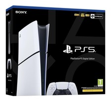 Sony PlayStation PS5 Digital Edition Console with Controller White