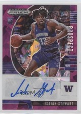 2020 Panini Prizm Draft Picks Prospect Purple Ice 63/99 Isaiah Stewart Auto 0w77