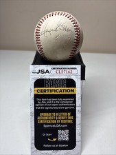Howard Eskin Signed Autographed Franklin Baseball JSA COA Super Rare