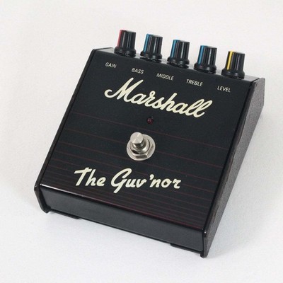 Marshall The Guvnor England Blue PCB Vintage Guitar Effects Pedal Used