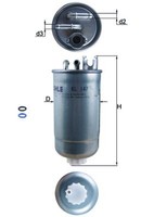 NEU - Knecht KL147D Kraftstofffilter FüR Audi Passend FüR Fiat Seat Skoda VW