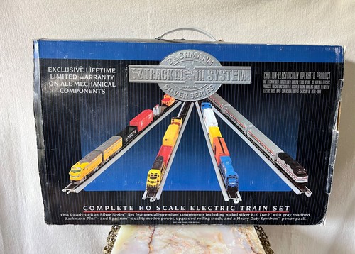 Vintage 1995 Bachmann E-Z Track System Silver Series HO Train Set Works #01107 | Zustand: Used