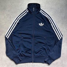 Adidas Firebird Track Jacket Vintage Embroidered Navy 19220