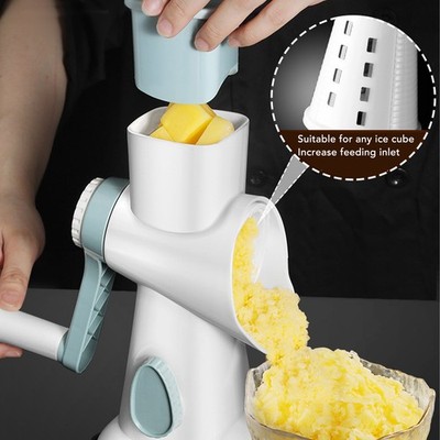 Manual Ice Crusher Small Portable Hand Shaved Ice Machine Ice Shaver Snow Cone