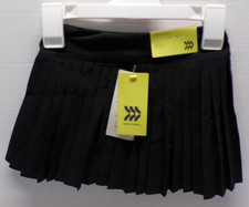 All in Motion Girls Pleated Skort Mid Rise Regular Fit Black XS 4/5