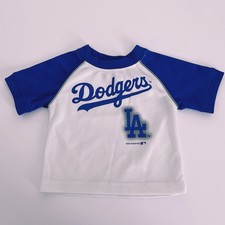 Los Angeles Dodgers MLB White  Blue Pullover Jersey Infant 12 Mos