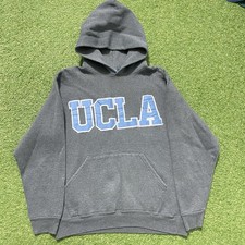 Vintage UCLA Bruins Hoodie Sweatshirt Medium M Blue Gray UCLA Gold Standard