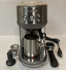 Breville Bambino Espresso Maker / Machine BES450BSS Stainless Steel Used NICE