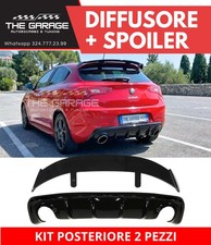Bodykit Posteriore SPOILER + DIFFUSORE per Giulietta - Quadrifoglio Restyling