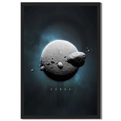 Ceres Planet Space Wall Art Canvas Oil Paintings Reproduction