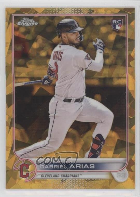 2022 Topps Chrome Update Sapphire Edition Gold 45/50 Gabriel Arias #US248 04cw