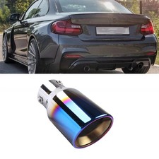 Car Exhaust Pipe Rear Tip Tail Throat Muffler Stainless For BMW F22 2 Series