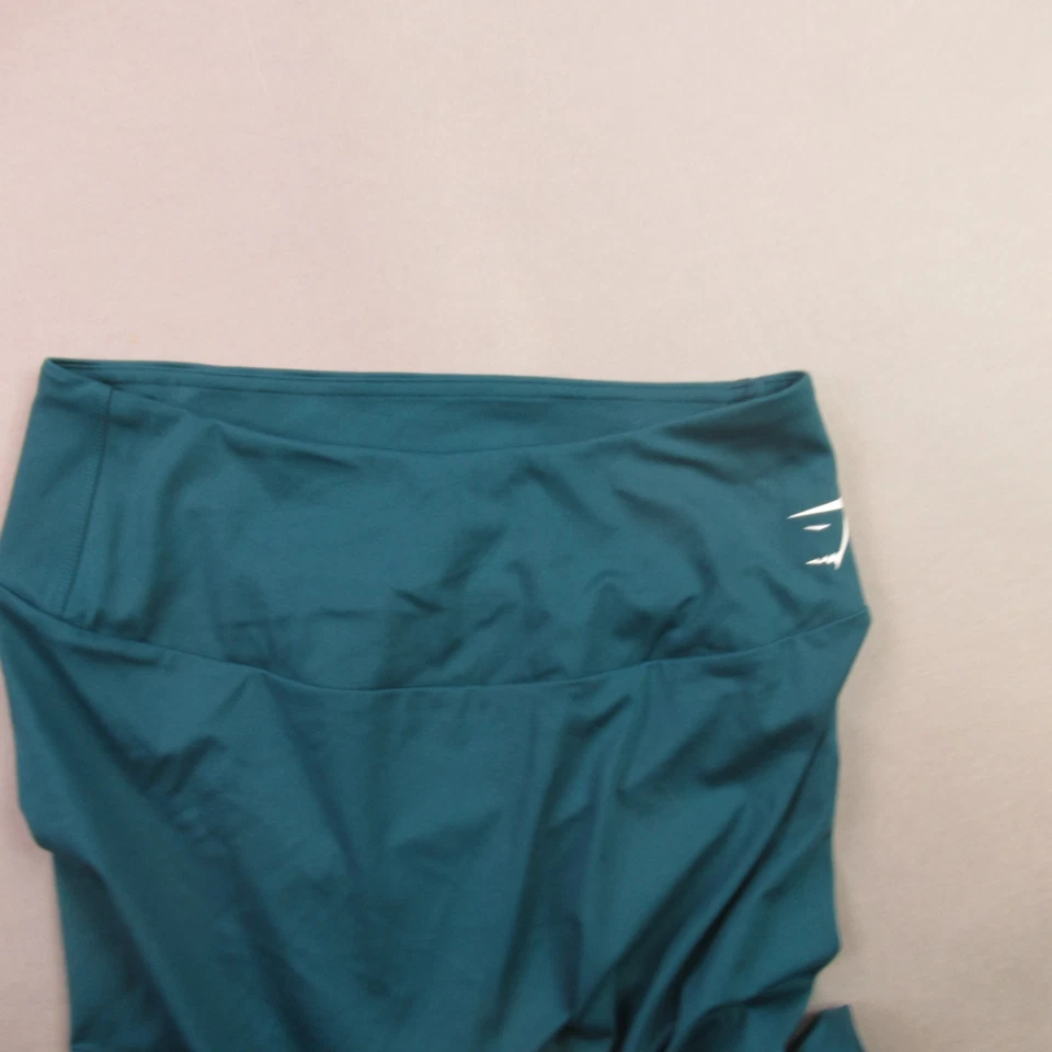 Gymshark Leggings Mujer XL Verde Pierna Recta Informal Elastizado Gimnasio Ligero Foto 2 de 4