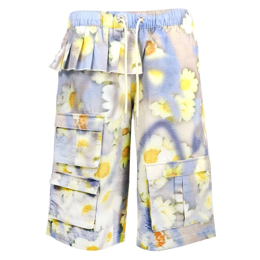 Puma Cs X Pantaloncini Donna Blu Giallo Casual Pantaloni Sportivi 62822575