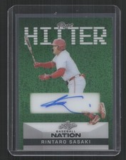 2025 Leaf Baseball Nation #PA-RS1 Rintaro Sasaki Pure Hitters Autographs /5