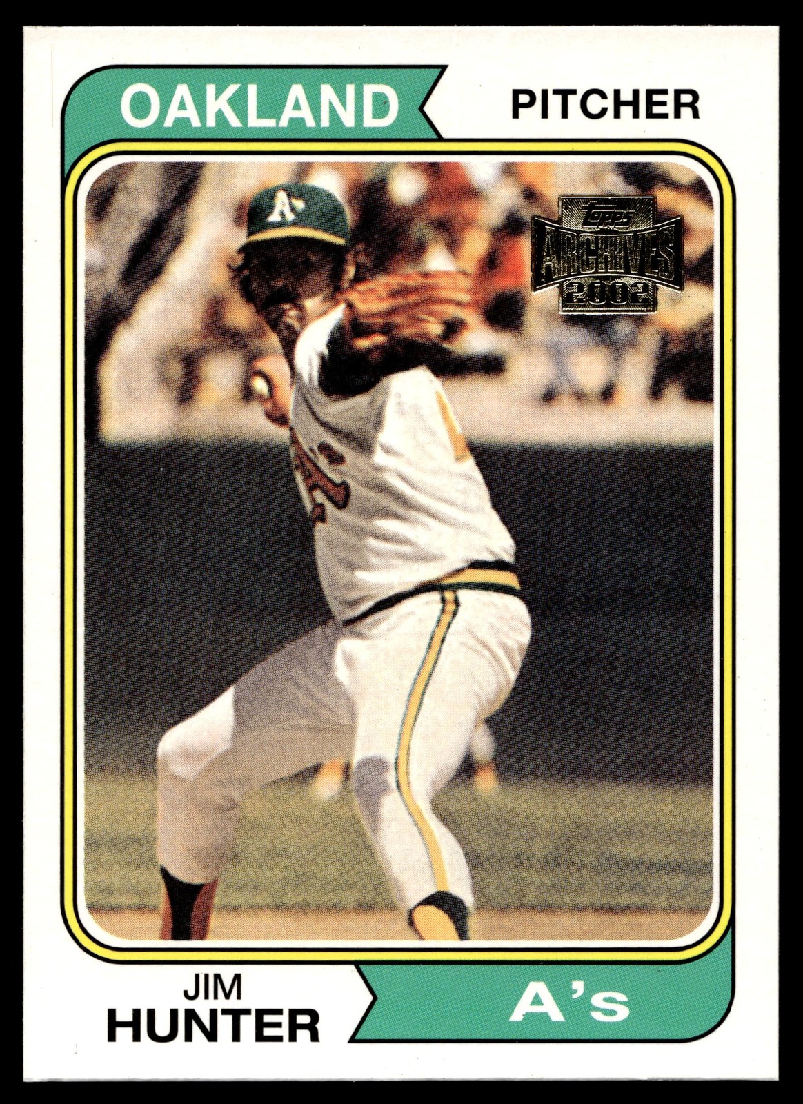 2002 Topps Archives #162 Catfish Hunter