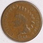 1866 Indian Head Cent 1C-Good