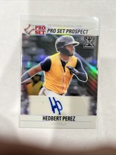 2021 Leaf Pro Set Prospect Hedbert Perez Auto /4