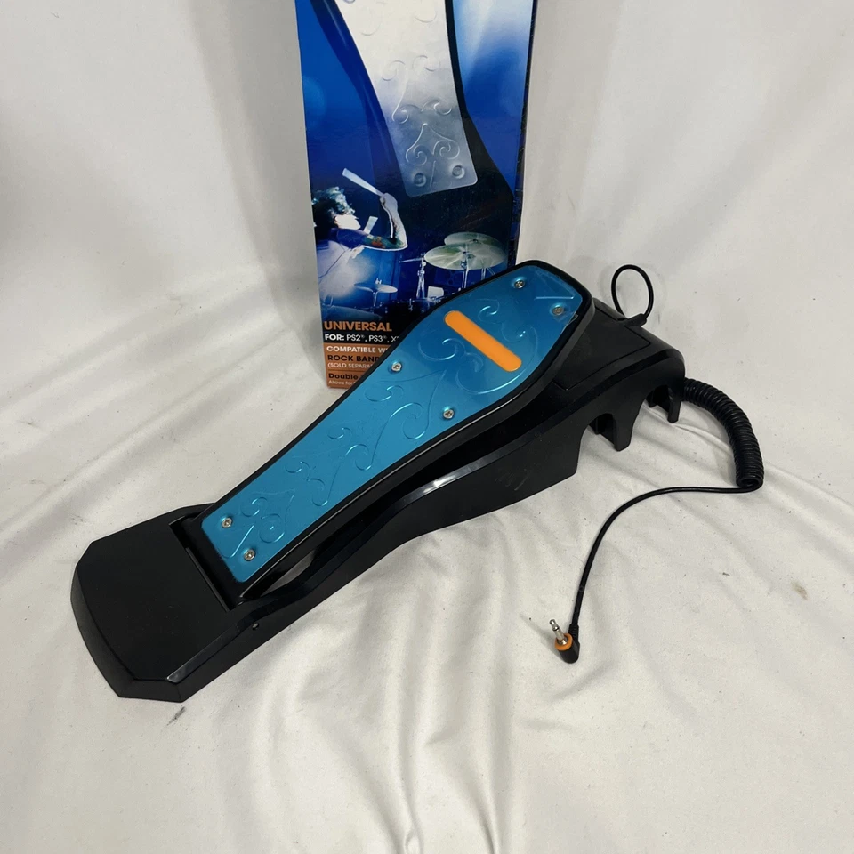 Guitar Hero Rock Band 2 Foot Pedal Bass Drum Kick Ps2 Ps3 Wii Xbox 360 Open Box - Image 2 of 4
