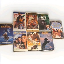 Disney VHS Lot White Fang 2 Dunston Checks In Mighty Joe Young Jungle Book