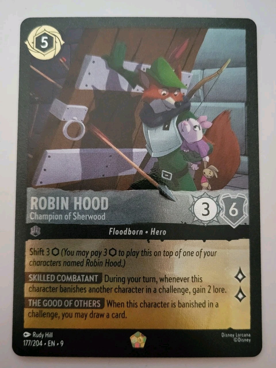 Disney Lorcana TCG - Fabled: Robin Hood (177/204) - Legendary Foil - Near Mint