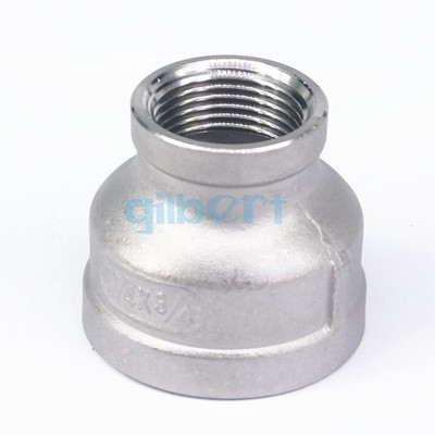 3/4'' BSP -1-1/4'' BSP Female Reduce 304 Stainless Round Pipe Fitting Reducer *la