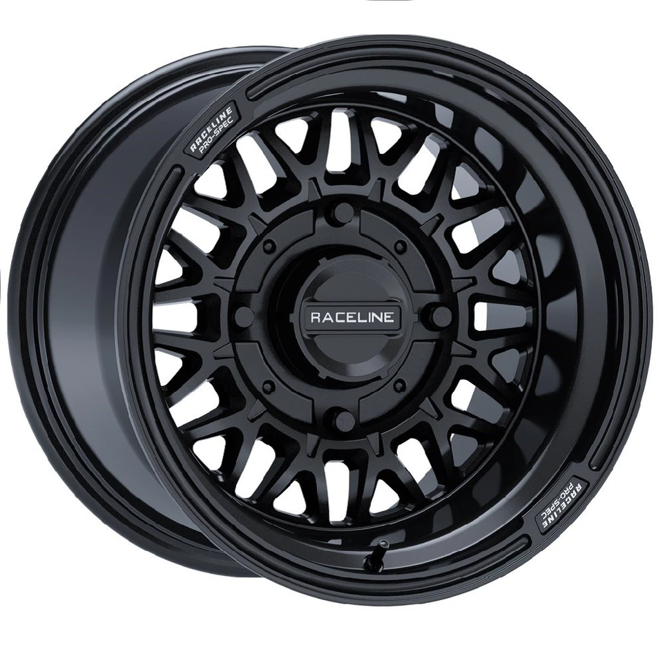 Raceline Omega 15x7/15x10 Wheels Gloss Black Polaris Sportsman / RZR / Ranger - Изображение 3 из 4