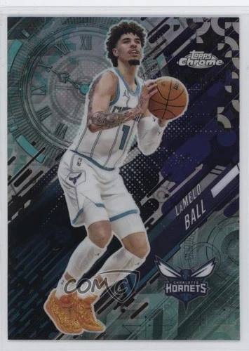 2025 Topps Chrome LaMelo Ball Refractors Aqua (RAW)