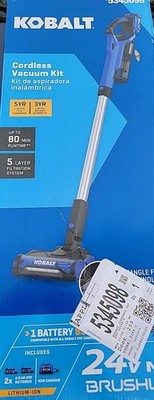 Kobalt Cordless Pet Stick Vacuum Cleaner (Convertible to Handheld) 24V MAX New!