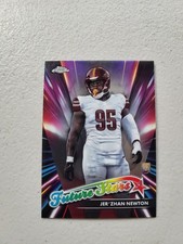 2024 Jer'Zhan Newton Topps Chrome NFL Future Stars - RC #FS-16 Commanders NM
