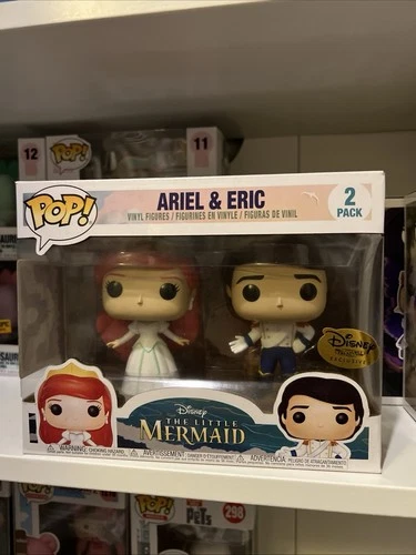 Ariel And Eric Funko Pop Vinyl Two Pack Disney Treasures The Little Mermaid