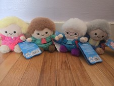 Juego de Peluche Bum Bumz Golden Girls Series Rose, Blanche, Dorthy & Sophia