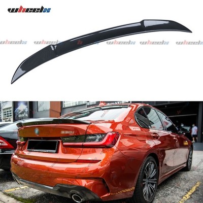 CS Style Carbon Fiber Trunk Spoiler Wing For 19-26 Bmw G20 3 Series 330i G80 M3
