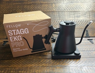 Fellow Stagg EKG Pro Electric Gooseneck Kettle Matte Black Open Box ! Read