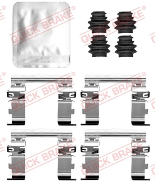 Quick Brake ZubehöRsatz Scheibenbremsbelag 109-0178 FüR Hyundai Ioniq NE Allrad-image