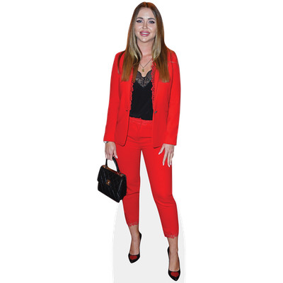 Cathy Lugner (Red Suit) Mini Size Cutout