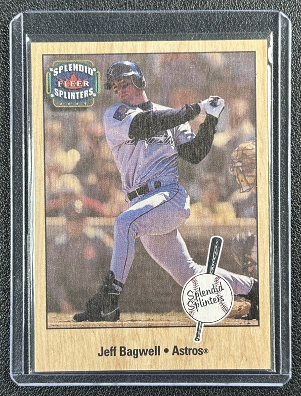 JEFF BAGWELL 2003 FLEER SPLENDID SPLINTERS #10SS WOOD ASTROS