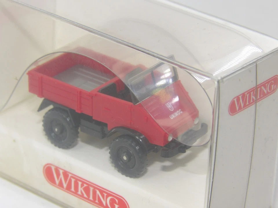 Wiking 1:87 Werbemodell - Unimog 411 rot - Unimog 7 - OVP - Bild 4 von 4