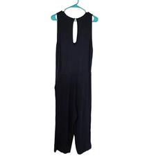 Quince French Terry Modal Jumpsuit Size Large Navy Blue