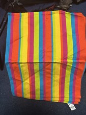 Pier One 100 Cotton Placemats Set Of 6 Summer Outdoors Bright Stripes Large