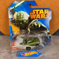 Hot Wheels Star Wars Yoda Character Car Die-Cast Vehicle CGW40 2014 Mattel
