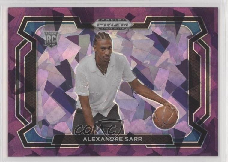 2024 Panini Prizm Draft Picks Purple Ice Variations /149 Alexandre Sarr #52 0jr6
