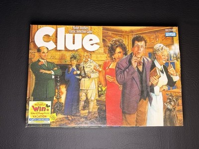1998 Hasbro Parker Brothers CLUE Classic Detective Board Game