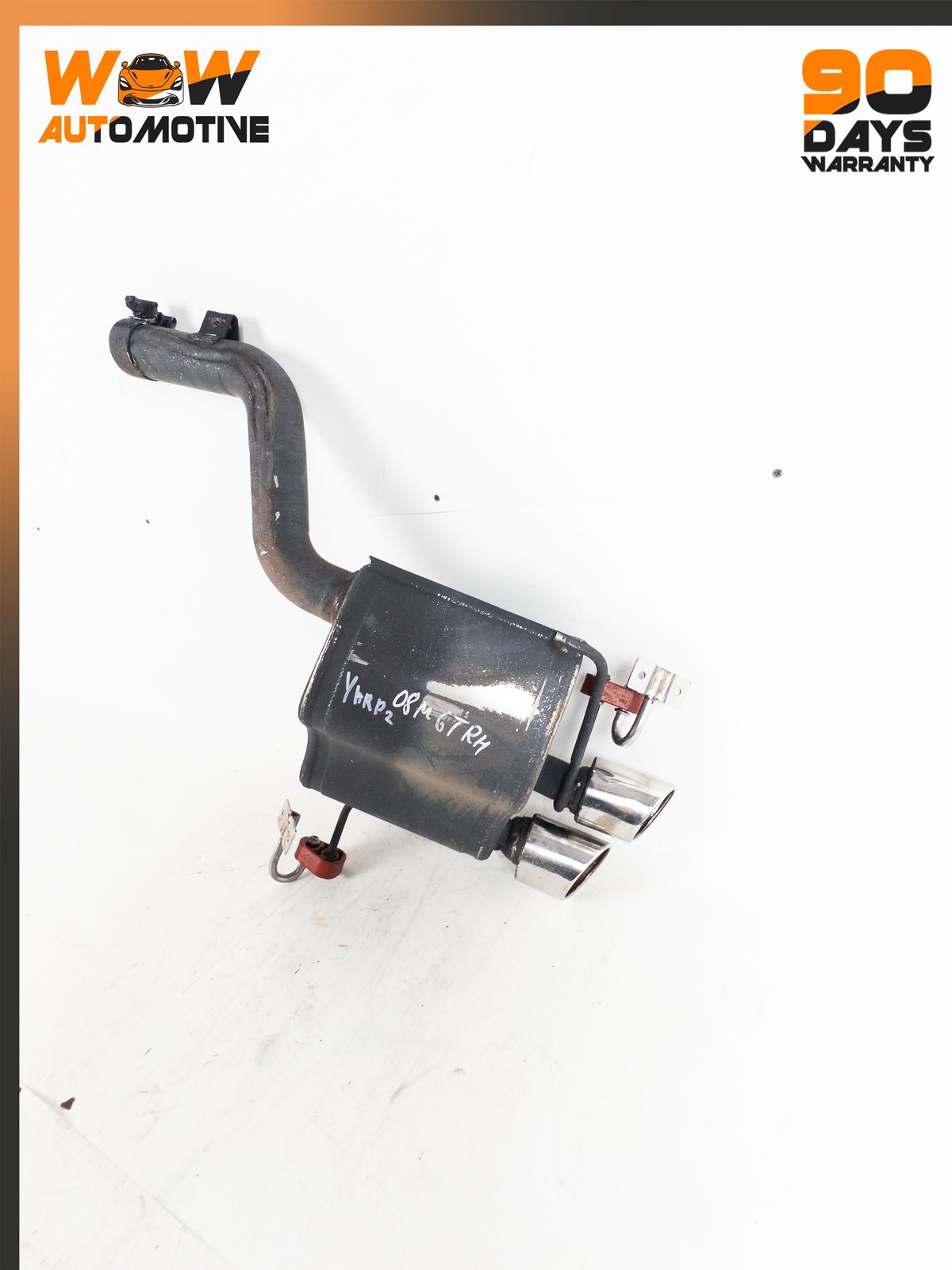 08-16 MASERATI GRANTURISMO 4.2L REAR RIGHT LEFT MUFFLER ASSEMBLY SET OEM
