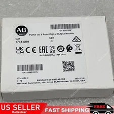Allen Bradley 1734-OB8 POINT I/O Digital Output Module US Free Tax